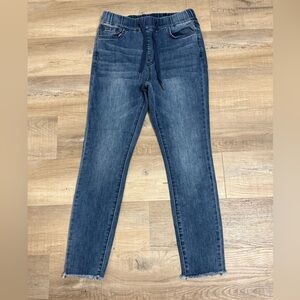 YMI Blue Ankle Cropped Jeans
